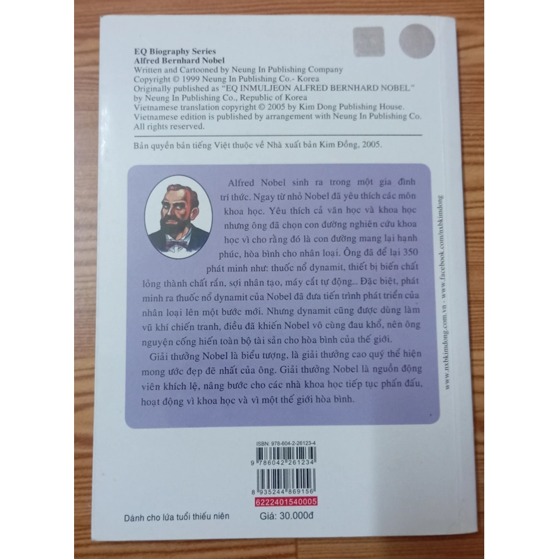 Truyện Danh Nhân Thế Giới NOBEL-NEUNG IN PUBLISHING COMPANY 531920