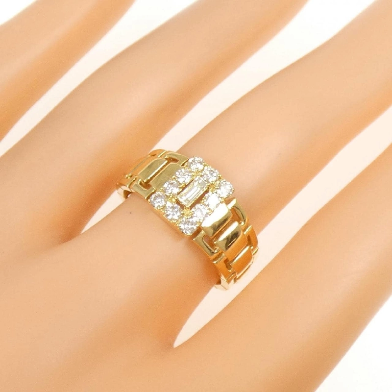 【Sản phẩm mới】Nhẫn kim cương K18YG 0.53CT 665810