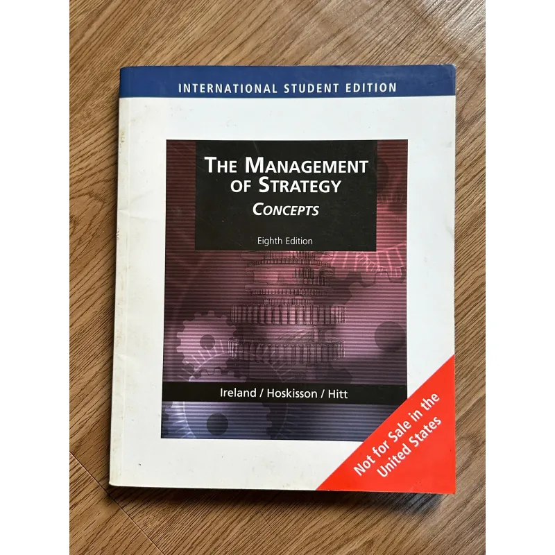 The Management of Strategy - Welch & Hoskisson & Hitt 787554