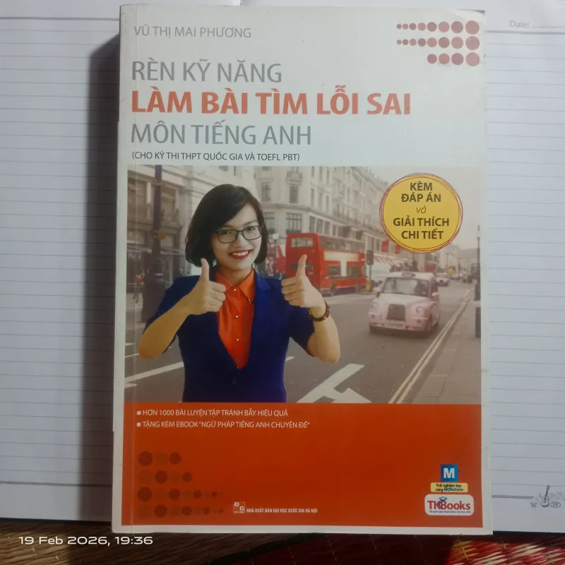 Sách Rèn kỹ năng làm bài tìm lỗi sai môn Tiếng Anh – Vũ Thị Mai Phương – Có video 908595