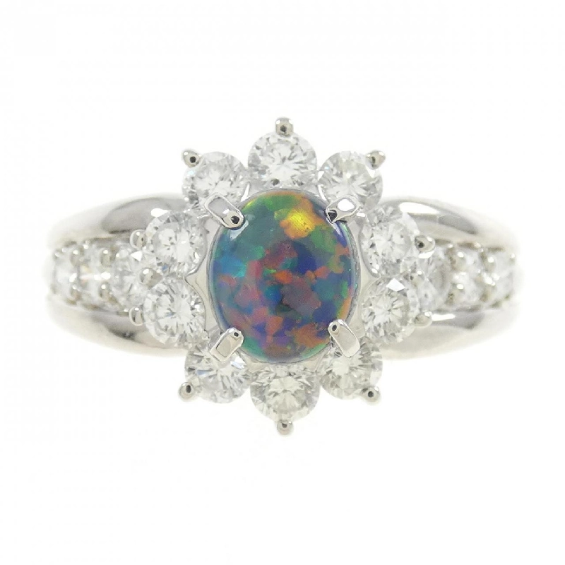 Nhẫn Opal Đen PT 0.50CT 671829