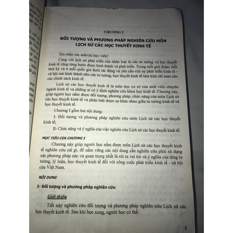 Lịch sử Các học thuyết Kinh tế  762001
