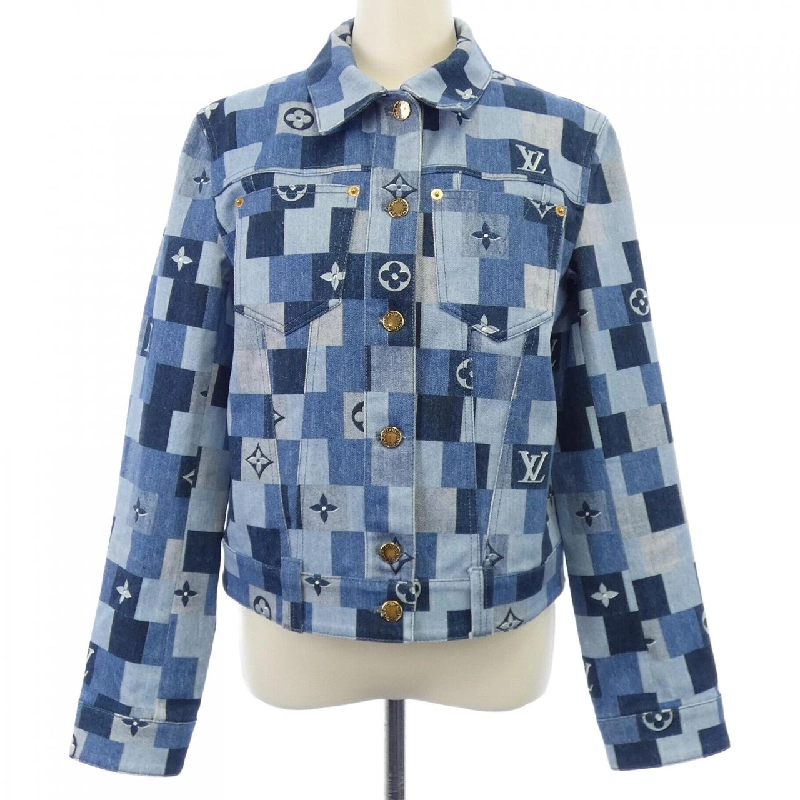 Áo khoác denim monogram Louis Vuitton FIJA14TWS - Hàng hiệu Authentic 819342