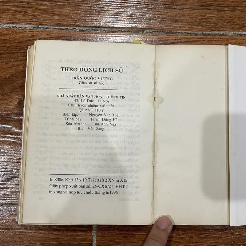 THEO DÒNG LỊCH SỬ - Trần Quốc Vượng (6) 703697