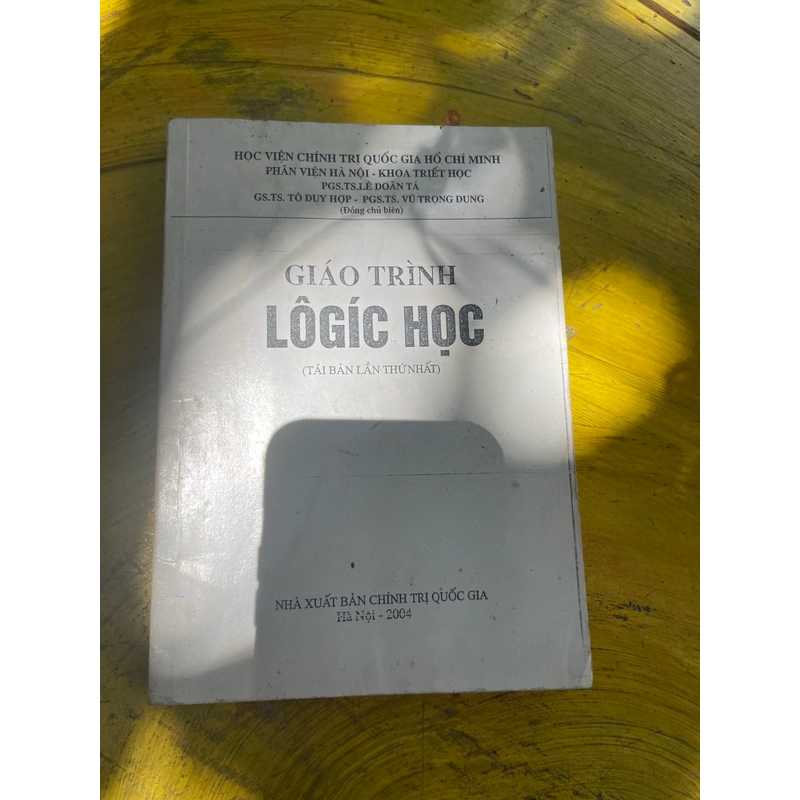GIÁO TRÌNH LÔGIC HỌC 541017