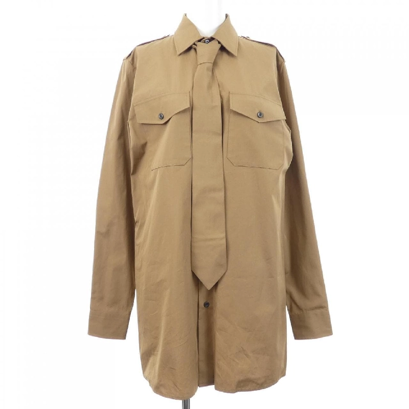 Áo sơ mi PRADA logo hình tam giác P478GY S232 126L - Hàng hiệu Chính hãng 775023