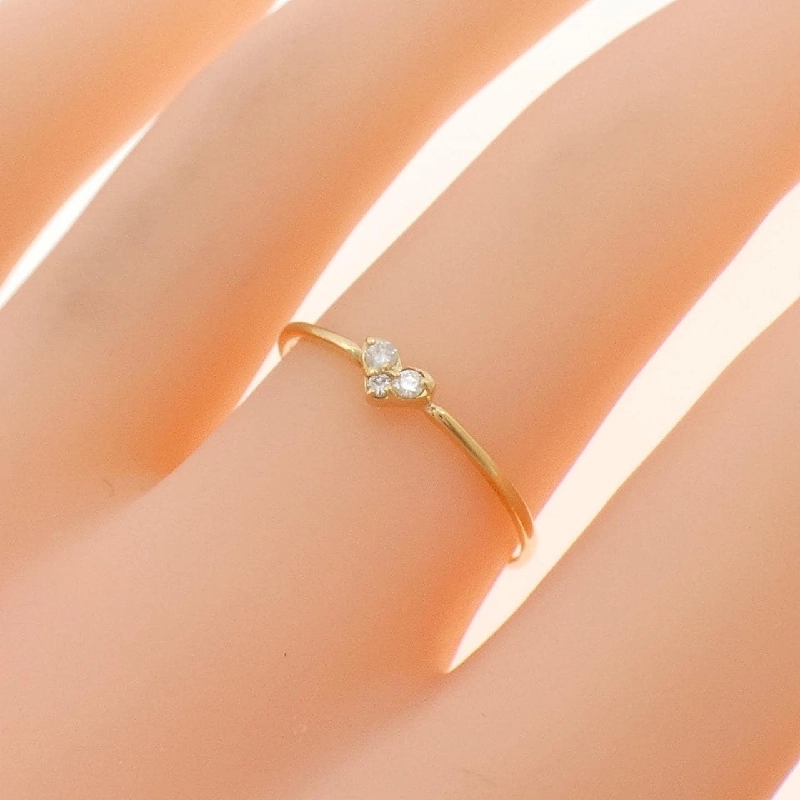 Nhẫn kim cương hình trái tim K18YG 0.05CT - Hàng hiệu chính hãng 848308