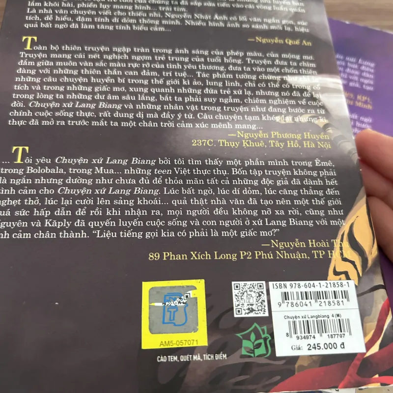 Bộ 4 quyển Chuyện xứ Lang biang - Nguyễn Nhật Ánh  1013775