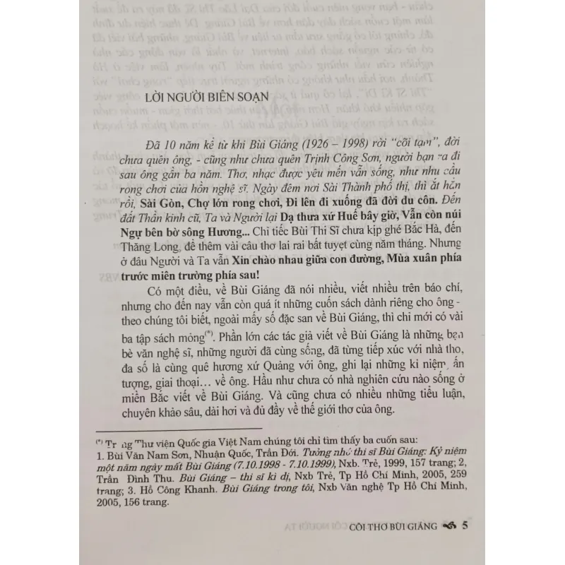 Bùi Giáng trong cõi người ta 993528