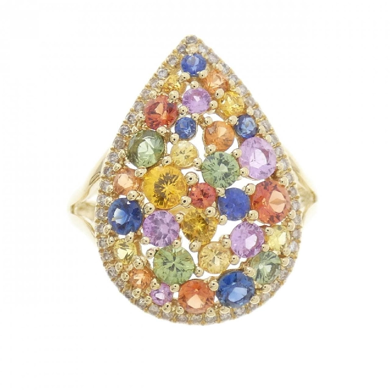 Nhẫn Sapphire K18YG 1.85CT - Hàng hiệu Chính hãng 847412