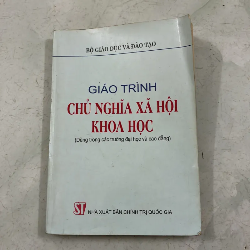 Giáo trình chủ nghĩa xã hội khoa học 1010749