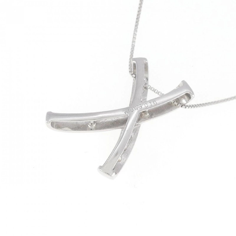 K18WG Dây chuyền kim cương 0.18CT - Hàng hiệu Chính hãng 864642