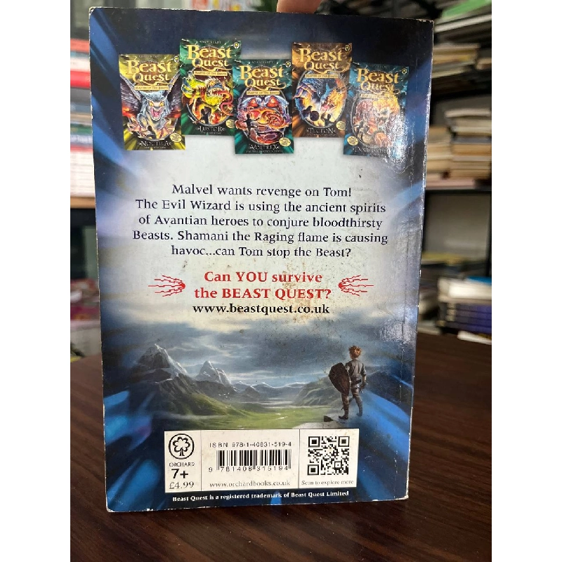 Beast Quest: Shamani the Raging Flame - Adam Blade 935235