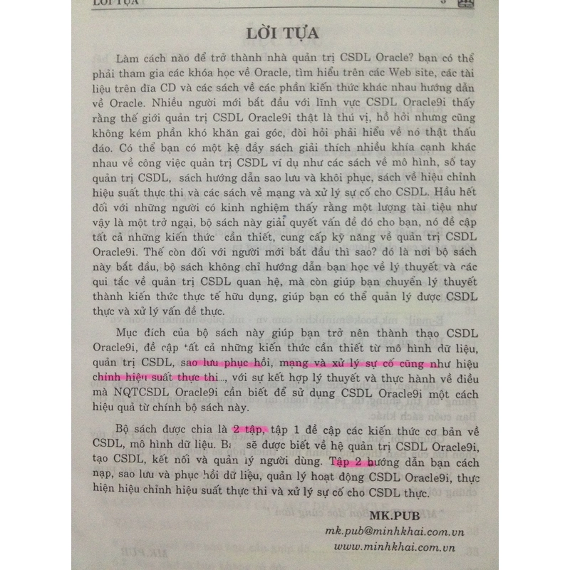 THÀNH THẠO ORACLE 9I (TÂP  1) 495335