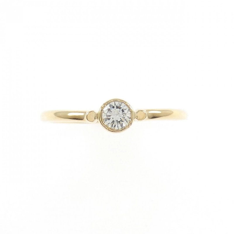 Nhẫn kim cương K18YG 666490