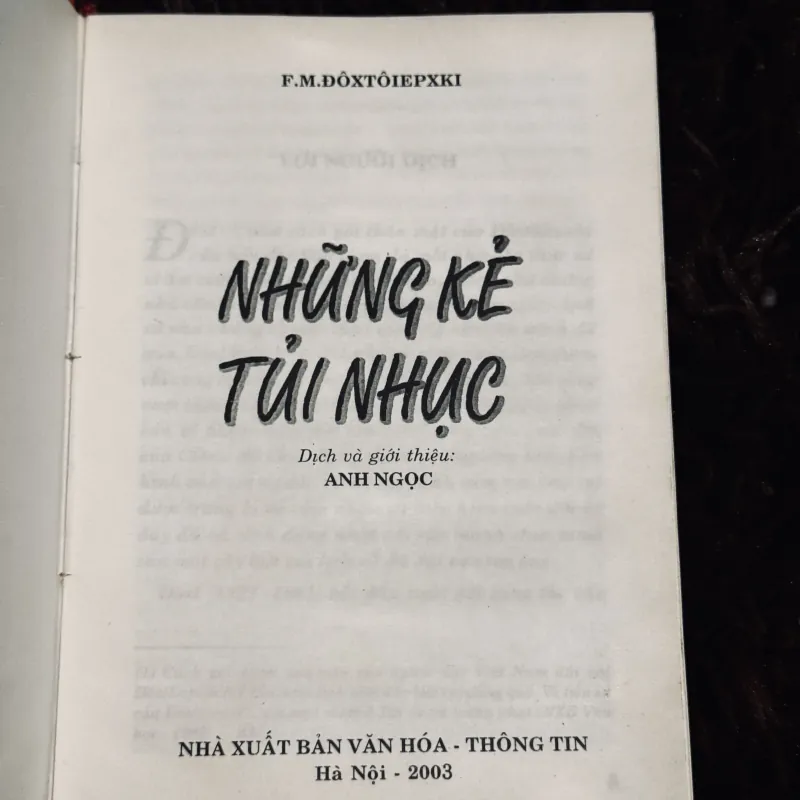 Những kẻ tủi nhục 932540