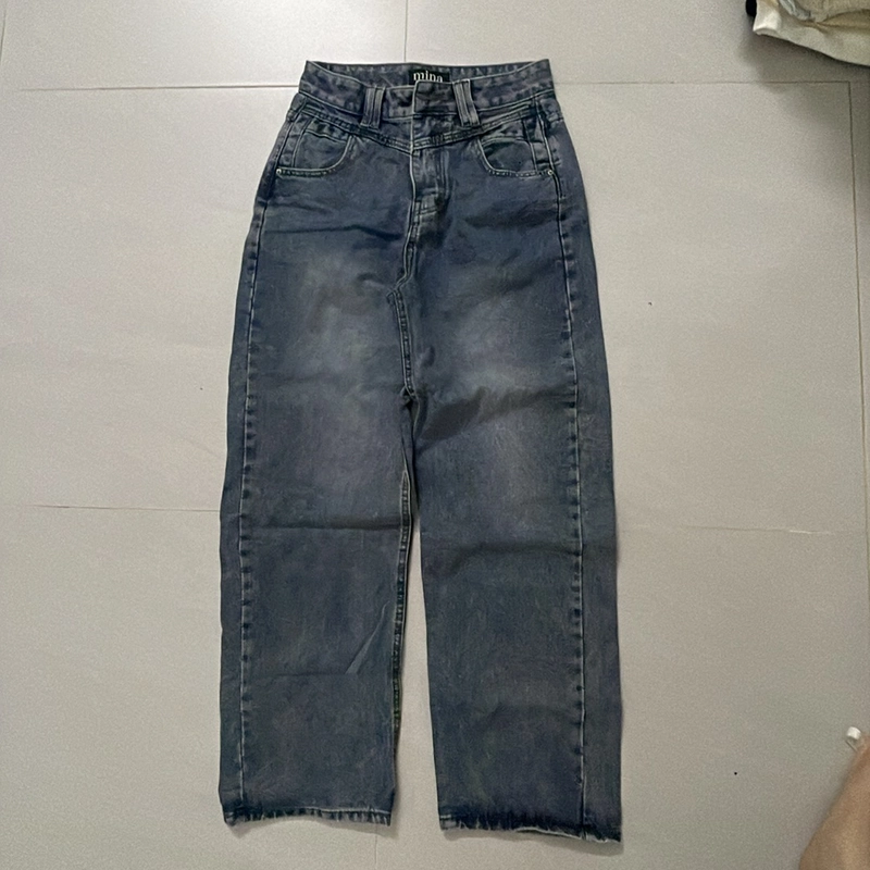Quần Jean form rộng size L ( vừa eo dưới 74kg) 463177