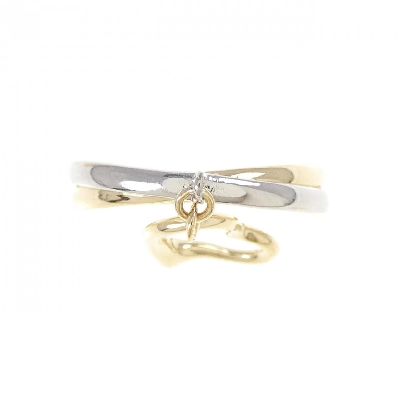 Nhẫn hình trái tim K18YG/PT900 668418