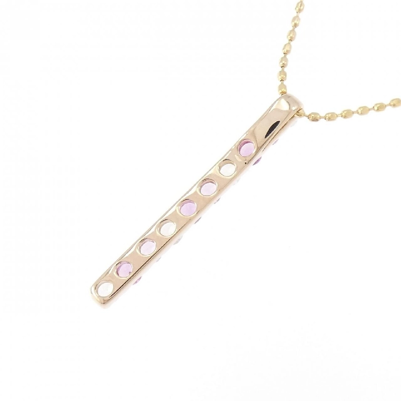 K18PG Sapphire Necklace 0.38CT - Hàng hiệu Authentic 856930