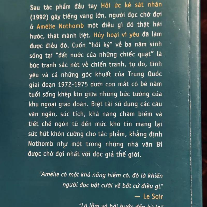 Combo 3c Nothomb 991071