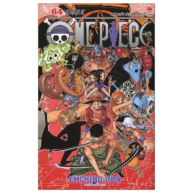 One Piece - Tập 64: 10 Vạn Vs 10 - Eiichiro Oda (Mới 100%) Truyện tranh, NXB Kim Đồng - SÁCH ĐẠI HỌC 487072
