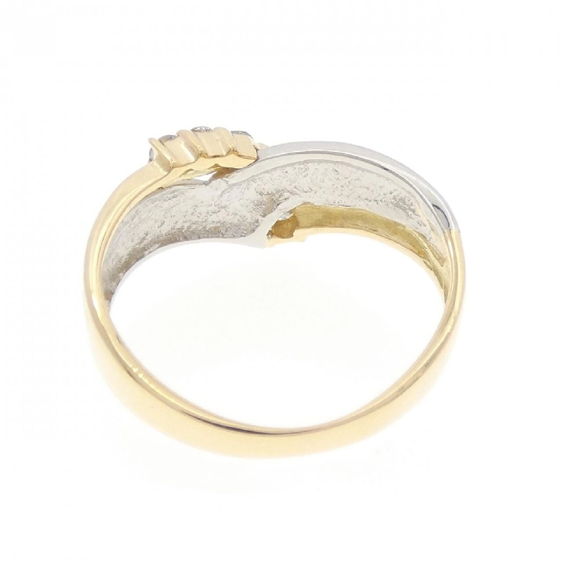 Nhẫn kim cương K18YG/PT900 0.20CT 666020