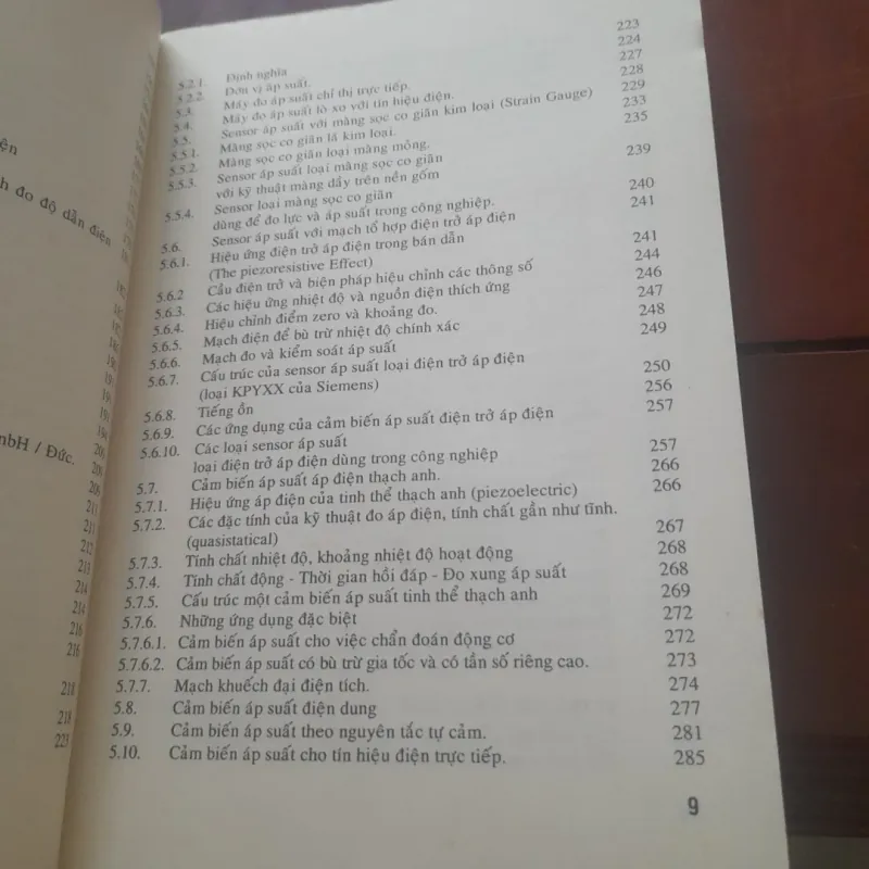 CẢM BIẾN & ỨNG DỤNG (Vật lý, linh kiện, mạch điện ứng dụng) 931070
