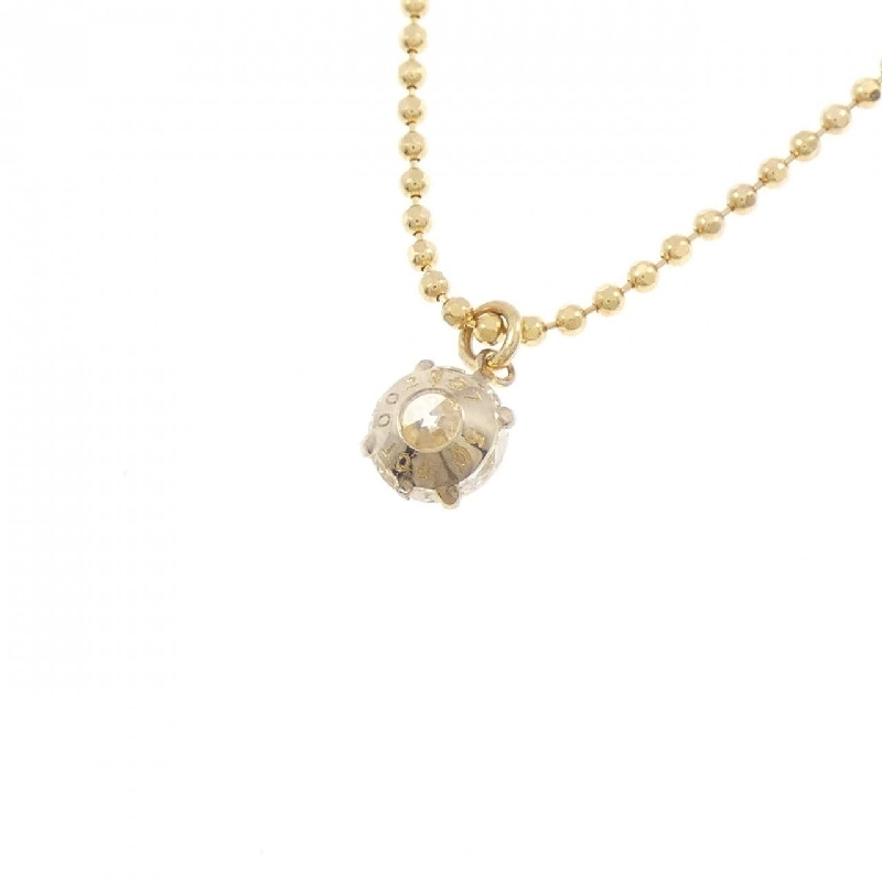 K18YG Solitaire Dây chuyền kim cương 0.45CT - Hàng hiệu Chính hãng 858015