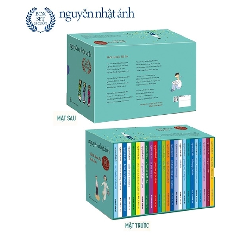 Thời Thơ Ấu Dài Lâu - Nguyễn Nhật Ánh - Boxset 24 Cuốn - Phiên Bản Tươi Mới (2022) - Nguyễn Nhật Ánh 744511
