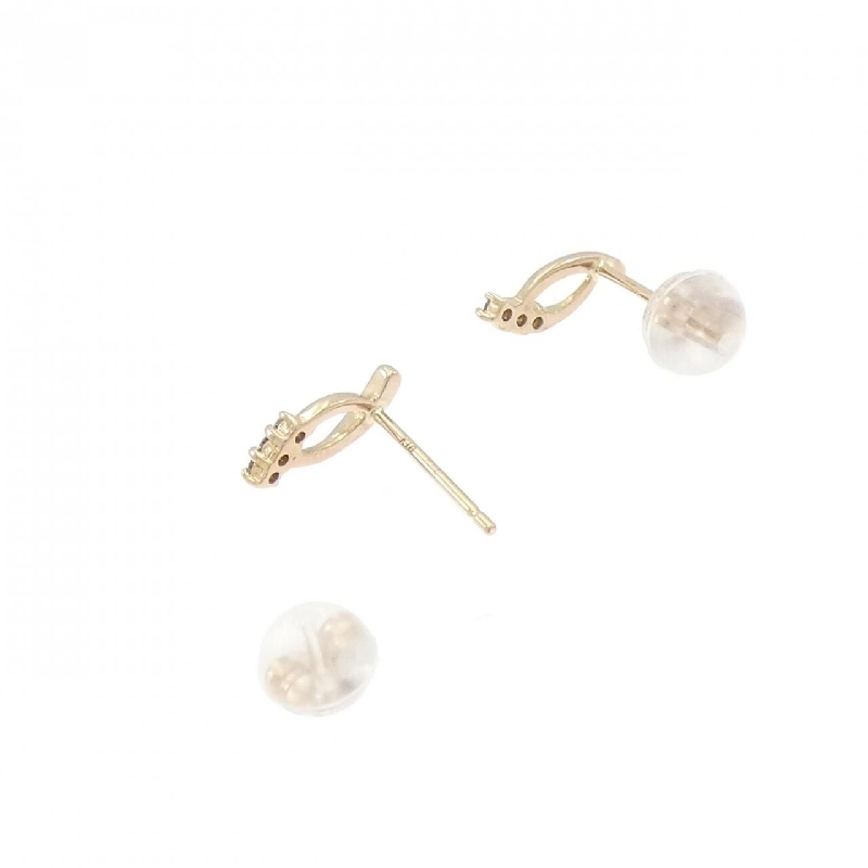 K18PG Bông tai kim cương 0.04CT - Hàng hiệu Chính hãng 868887