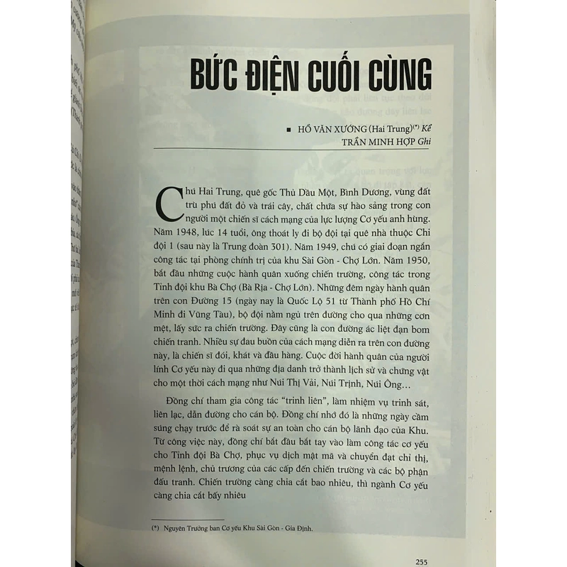 HỒI KÝ CĂN CỨ KHÁNG CHIẾN KHU SÀI GÒN CHỢ LỚN GIA ĐỊNH (2 TẬP) 500219