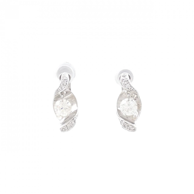 Bông tai kim cương K18WG/K14WG 0.66CT - Hàng hiệu Chính hãng 870325