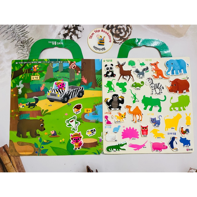 Set sticker tiếng Hàn cho bé 504945