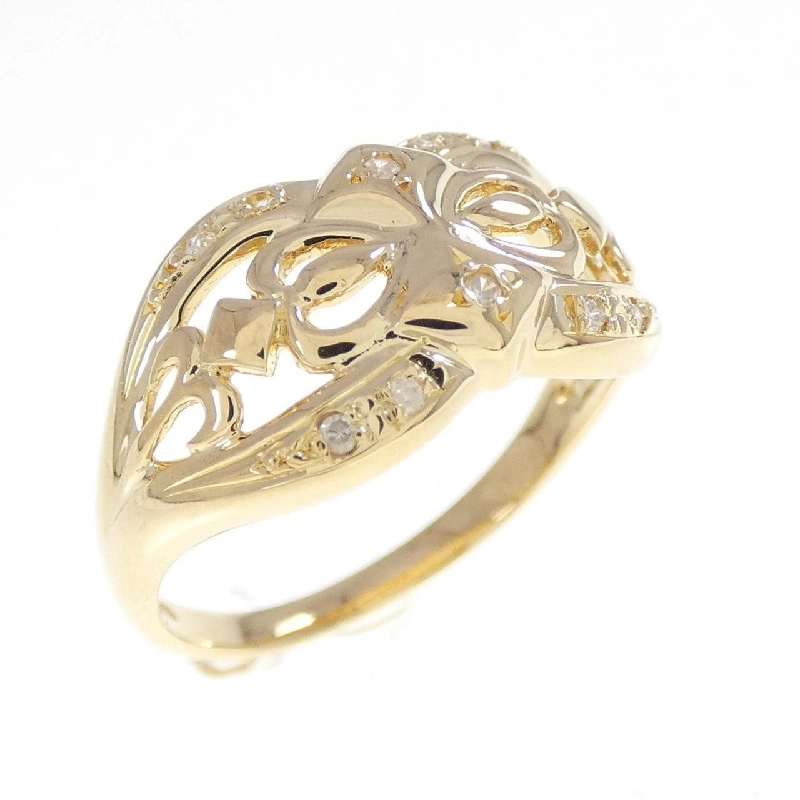 Nhẫn kim cương K18YG 0.05CT - Hàng hiệu chính hãng 849619