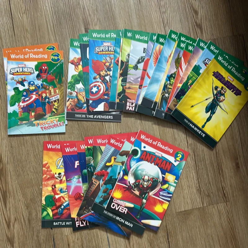 Bộ truyện tranh siêu nhân-World of Reading 27 quyển 1029803