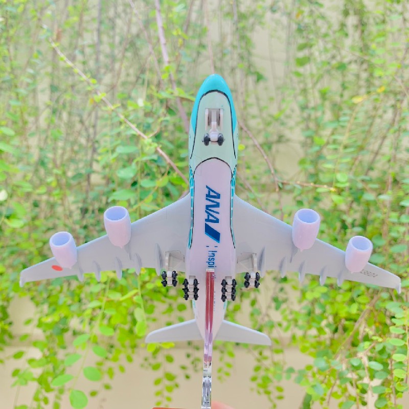 [Hàng mới nguyên hộp] Máy Bay Airbus A380 ANA  "Flying Honu" Tỷ Lệ 1:400 tặng kèm đế  8212