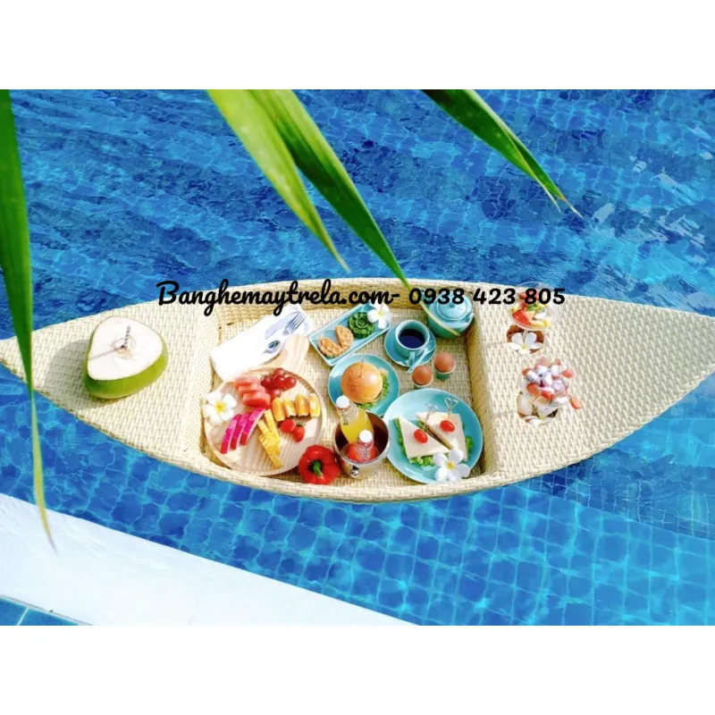 Khay nổi đồ ăn hình thuyền 572374