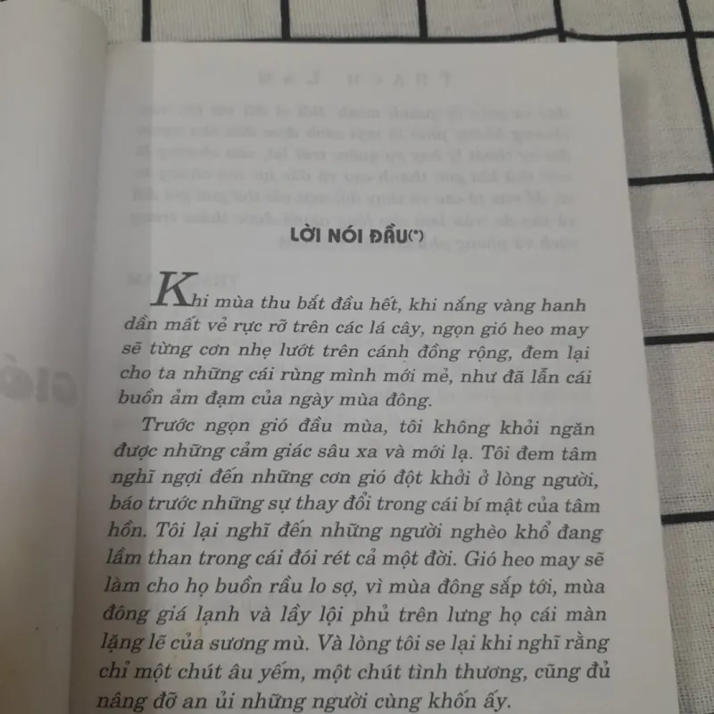 GIÓ LẠNH ĐẦU MÙA- Thạch Lam. Nxb Văn học 2014 573642