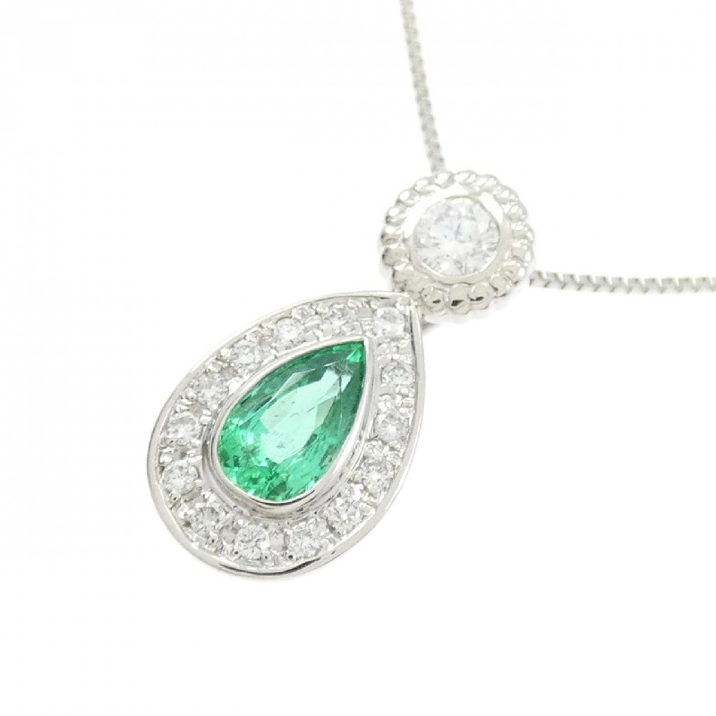 Dây chuyền ngọc lục bảo PT900/PT850 0.536CT - Hàng hiệu Authentic 858835