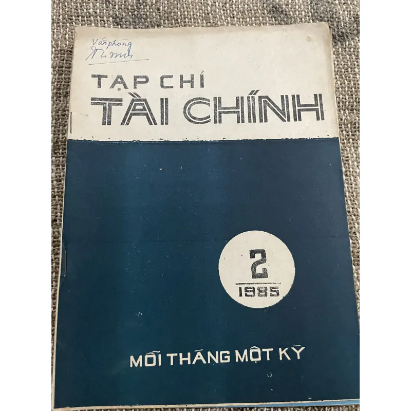 Tạp chí tài chính - khổ lớn 2.1985  1021372