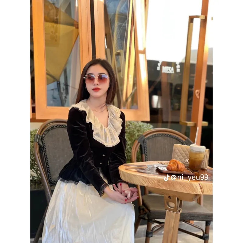 Set áo nhung kèm cv tơ  977447