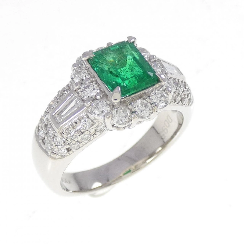 Nhẫn Emerald PT900 1.13CT - Hàng hiệu Chính hãng 850204