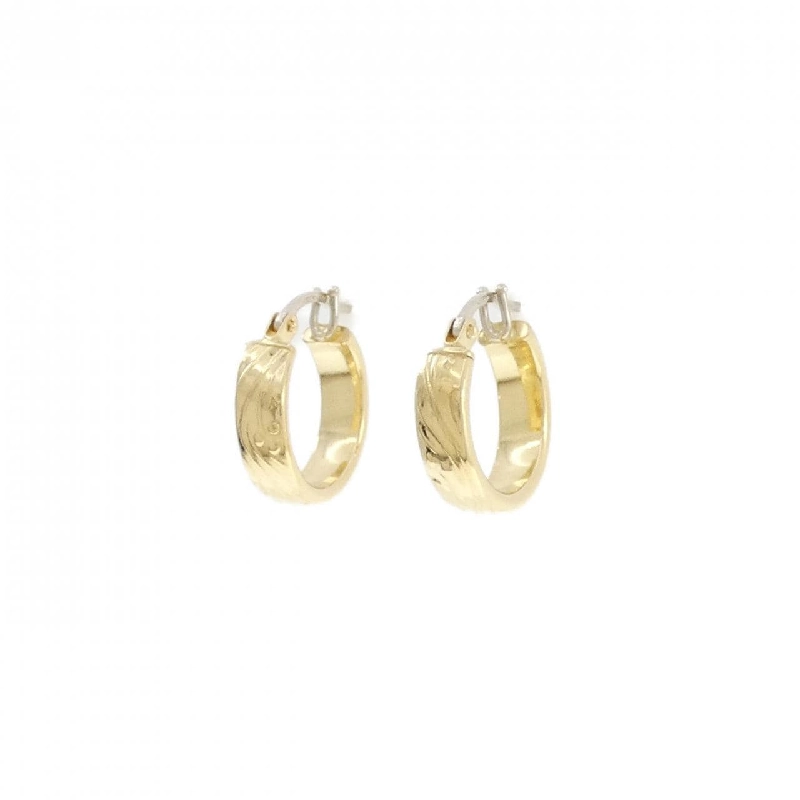 Bông tai hoop 750YG/750WG - Hàng hiệu Authentic 874215