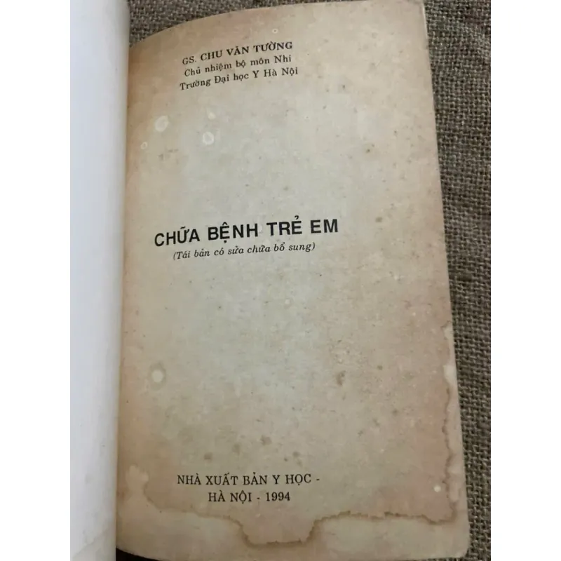 CHỨA BỆNH TRẺ EM - 410 TRANG, 1994 571854