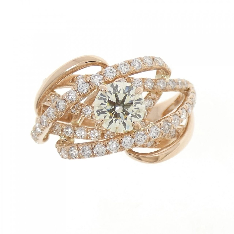 Nhẫn kim cương K18PG 0.582CT 668814