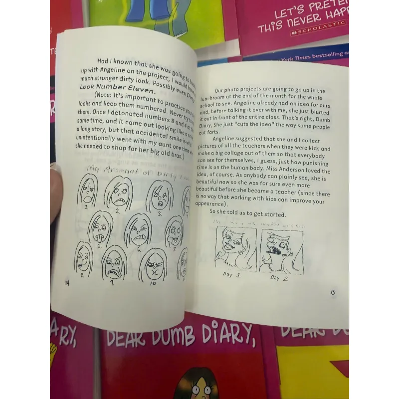 Sách tiếng anh - DEAR DUMB DIARY 12 CUỐN, Nhật Ký Ngốc xít 12 cuốn tặng audio 970771