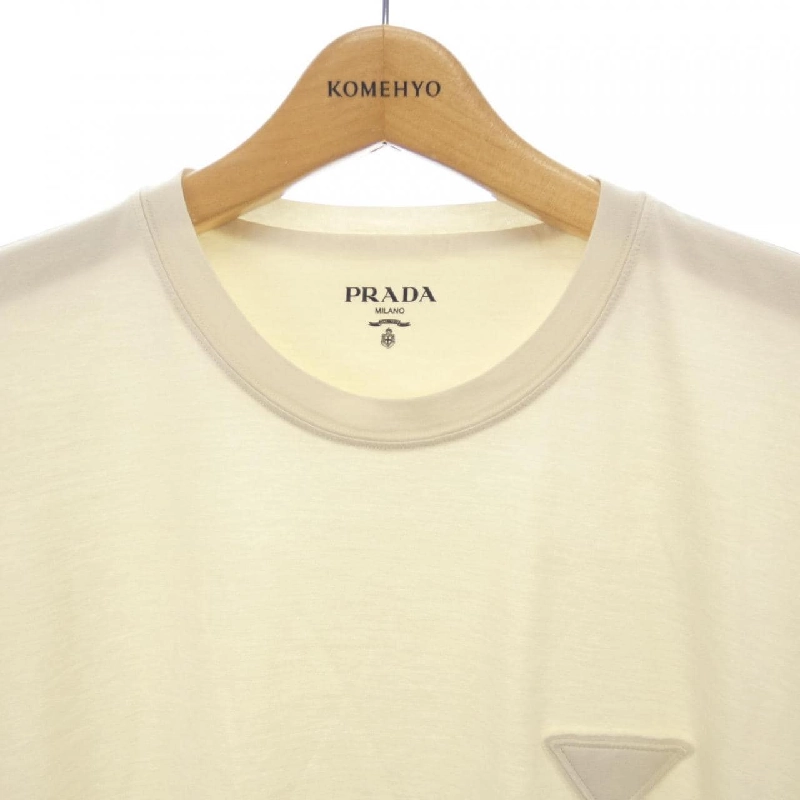 Áo thun PRADA logo hình tam giác UJN852 S232 13CC - Hàng hiệu Chính hãng 900343