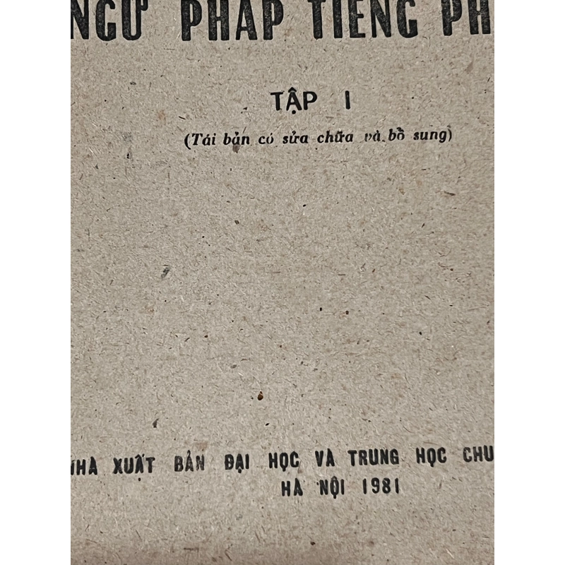 Ngữ pháp tiếng pháp - Nguyễn Ngọc cảnh 1981 392019