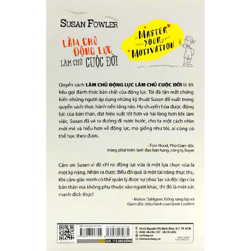 Làm Chủ Động Lực - Làm Chủ Cuộc Đời - Susan Fowler 160493