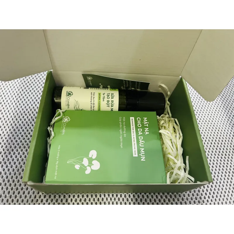 Combo sữa rửa mặt và mặt nạ Cỏ mềm 970520